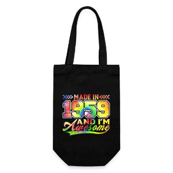 Fabriqué en 1959 et je suis génial Tie Dye coloré - Sac à bouteille - noir - Devant