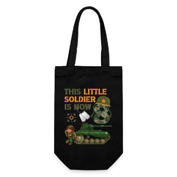 Ce petit soldat est maintenant 8 Army Tank 8. - Sac à bouteille - noir - Devant