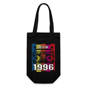 Best Of 1996 Stereo Radio Kassettenspieler - Geschenkbeutel für Flaschen - Schwarz - Vorne