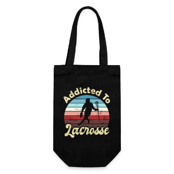 Lacrosse - Geschenkbeutel für Flaschen - Schwarz - Vorne