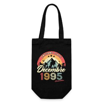 Cadeau D'anniversaire En Décembre 1995 Vintage - Sac à bouteille - noir - Devant