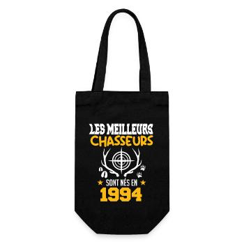 Chasseur | Anniversaire chasseur 1994 - Sac à bouteille - noir - Devant