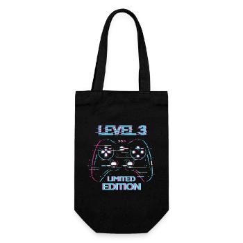 Birthday Level 3 Gaming Limited Edition Gift - Gift Bag for Bottles - black - Front