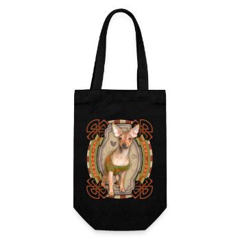 Chihuahua, dicton drôle, amour amour - Sac à bouteille - noir - Devant