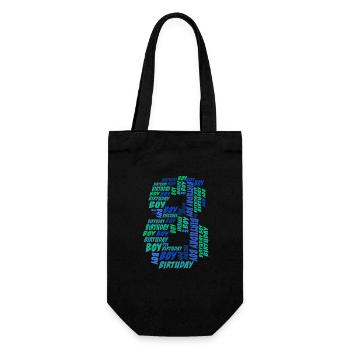 Birthday Boy 8th birthday | Boys - Gift Bag for Bottles - black - Front