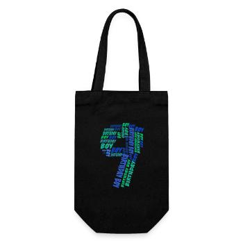 Birthday Boy 9th birthday | Boys - Gift Bag for Bottles - black - Front