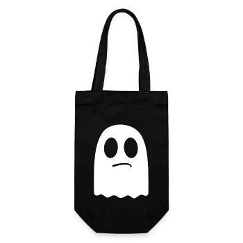 Fantôme peu impressionné - Sac à bouteille - noir - Devant