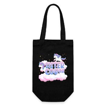 Sœur Mais | Anniversaire Licorne | Licorne - Sac à bouteille - noir - Devant