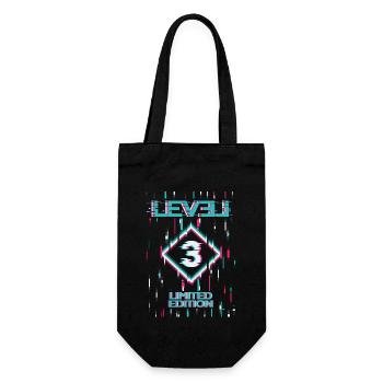Birthday Level 3 Gaming Limited Edition Gamer - Gift Bag for Bottles - black - Front