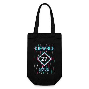 Anniversaire Niveau 27 Gaming Édition Limitée Gamer - Sac à bouteille - noir - Devant