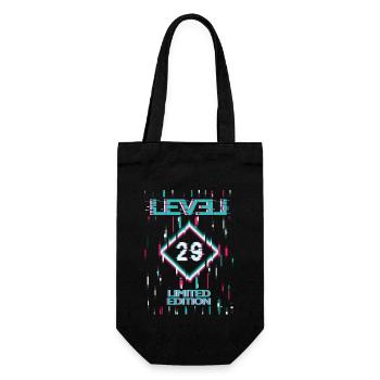 Birthday Level 29 Gaming Limited Edition Gamer - Gift Bag for Bottles - black - Front