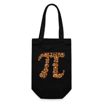 Pi-symbol Horde Von Kürbis-monstern - Geschenkbeutel für Flaschen - Schwarz - Vorne