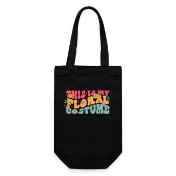 This Is My Flower Costume Colorful Leisure With - Gift Bag for Bottles - black - Front