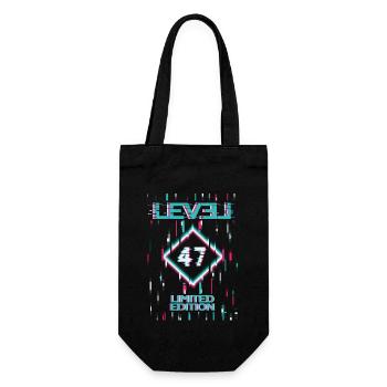 Birthday Level 47 Gaming Limited Edition Gamer - Gift Bag for Bottles - black - Front