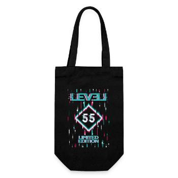 Anniversaire Niveau 55 Gaming Édition Limitée Gamer - Sac à bouteille - noir - Devant