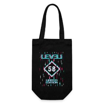 Birthday Level 58 Gaming Limited Edition Gamer - Gift Bag for Bottles - black - Front