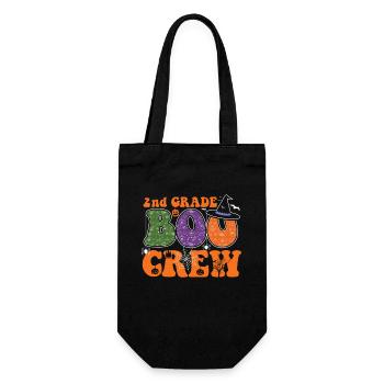 2nd Class Boo Crew Ghostly Pumpkin Monsters - Gift Bag for Bottles - black - Front