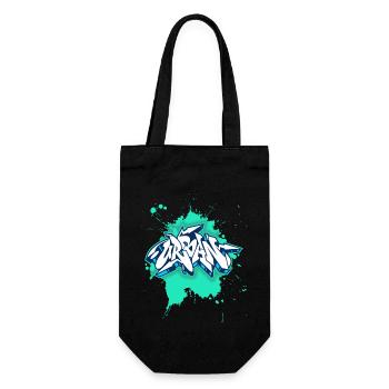 Graffiti urbain, style grunge, graffiti grunge - Sac à bouteille - noir - Devant