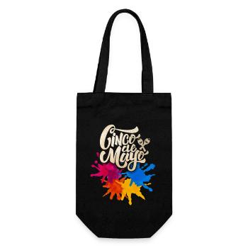 Cinco de Mayo, Mexiko, Mexiko-Fiesta - Geschenkbeutel für Flaschen - Schwarz - Vorne