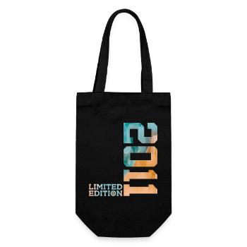 15. GEBURTSTAG LIMITED EDITION 2011 - Geschenkbeutel für Flaschen - Schwarz - Vorne