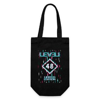 Birthday Level 48 Gaming Limited Edition Gamer - Gift Bag for Bottles - black - Front