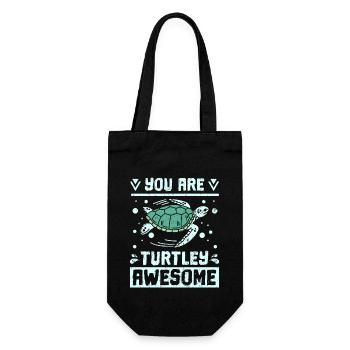 Vous êtes tortue génial - Sac à bouteille - noir - Devant
