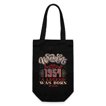 1954, anniversaire, novembre 1954, 11.1954, 11-1954 - Sac à bouteille - noir - Devant