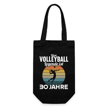 Diese Volleyball Legende 30 Jahre 30 Geburtstag - Geschenkbeutel für Flaschen - Schwarz - Vorne