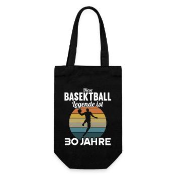 Diese Basketball Legende is 30 Jahre 30 Geburtstag - Geschenkbeutel für Flaschen - Schwarz - Vorne
