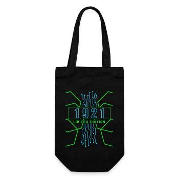 Birthday 1921 Gaming Limited Edition Gamer - Gift Bag for Bottles - black - Front