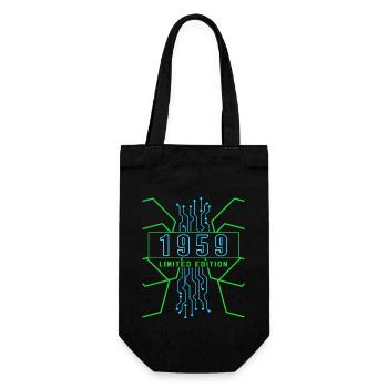 Birthday 1959 Gaming Limited Edition Gamer - Gift Bag for Bottles - black - Front