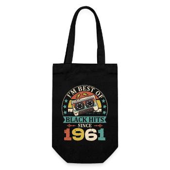 I'm Best Of Black Hits Seit 1961 Kassette - Geschenkbeutel für Flaschen - Schwarz - Vorne