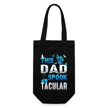 Diese Dad Spook Tacular Spooky Halloween Urlaub - Geschenkbeutel für Flaschen - Schwarz - Vorne
