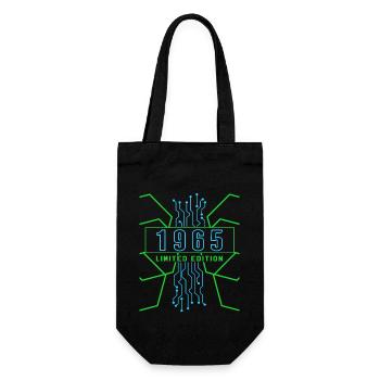 Birthday 1965 Gaming Limited Edition Gamer - Gift Bag for Bottles - black - Front