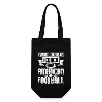 Tu ne me fais pas peur j’entraîne le football américain - Sac à bouteille - noir - Devant