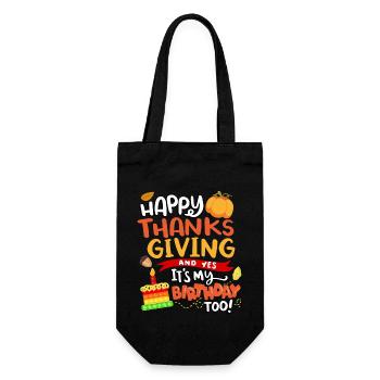 Happy Thanksgiving and yes, I also have - Gift Bag for Bottles - black - Front
