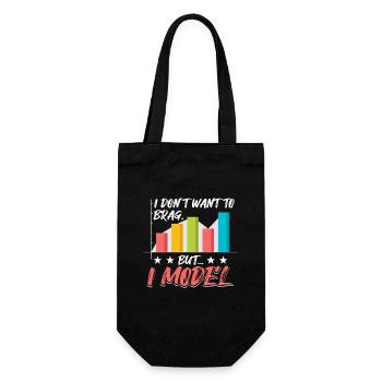 Data Bigdata Data Analysis - Gift Bag for Bottles - black - Front