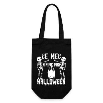 cadeau Halloween humour | Costume Halloween !!! - Sac à bouteille - noir - Devant