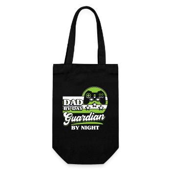 Father at Tag Gamer - Gift Bag for Bottles - black - Front