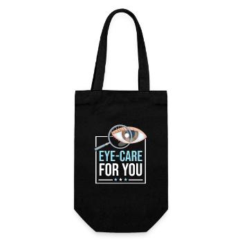 Optometry Ophthalmologist - Gift Bag for Bottles - black - Front