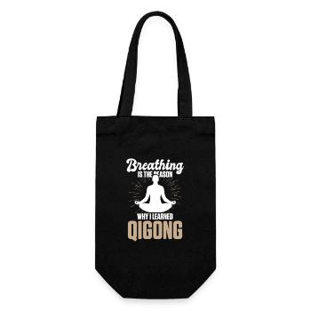 Qigong Arts Martiaux Chinois Gung Chine Qi Go - Sac à bouteille - noir - Devant