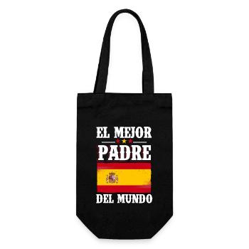 Papa espagnol Meilleur papa - Sac à bouteille - noir - Devant