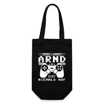 Arnd Gaming Konsole PC Gamer Geschenk - Geschenkbeutel für Flaschen - Schwarz - Vorne