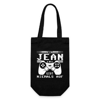 Jean Gaming Konsole PC Gamer Geschenk - Geschenkbeutel für Flaschen - Schwarz - Vorne