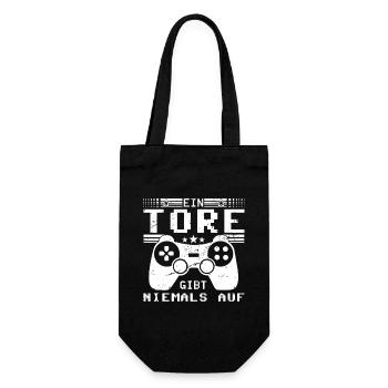 Tore Gaming Konsole PC Gamer Geschenk - Geschenkbeutel für Flaschen - Schwarz - Vorne
