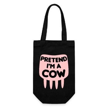 Faites semblant d’être une vache Tu comme si je suis une vache - Sac à bouteille - noir - Devant
