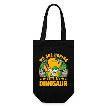 Nous espérons que c’est un dinosaure - Sac à bouteille - noir - Devant