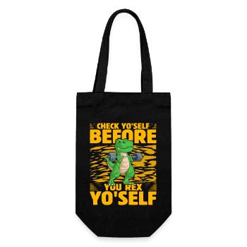 Vérifiez vous-même avant de rex Yo’self - Sac à bouteille - noir - Devant