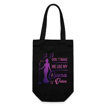 Voix forte - Sac à bouteille - noir - Devant