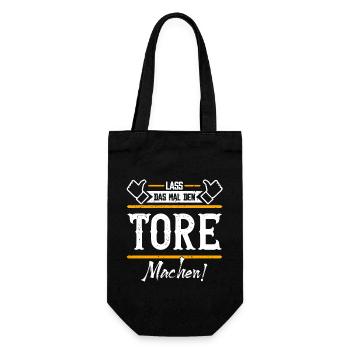 Tore Geschenkidee Geschenk Geburtstag - Geschenkbeutel für Flaschen - Schwarz - Vorne